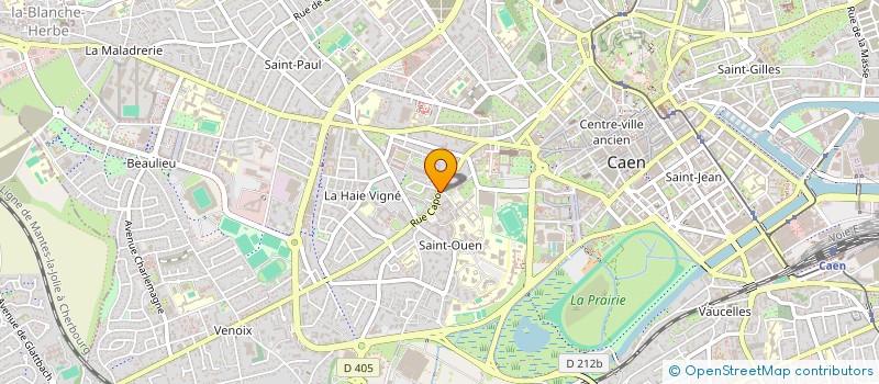 localisation de l'entreprise LES TROIS GAZELLES  CAEN