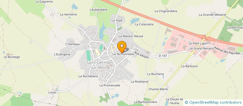 localisation de l'entreprise LES TROIS GOURMANDS à SEVREMOINE