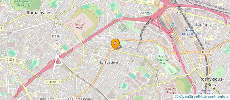 localisation de l'entreprise LES TROIS GRAINS à MONTREUIL