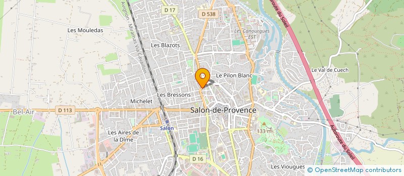 localisation de l'entreprise LES TROIS HANGARS à SALON-DE-PROVENCE