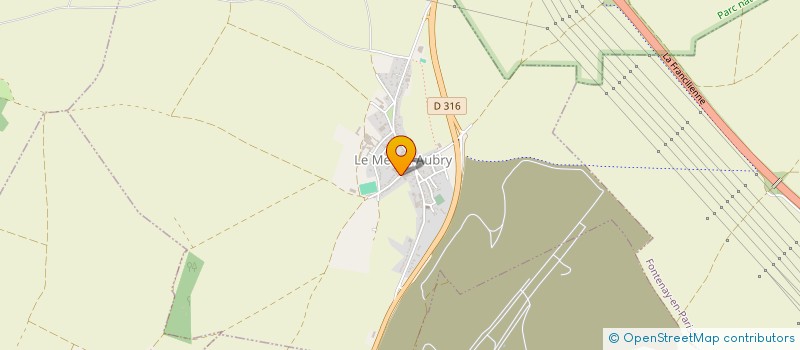 localisation de l'entreprise LES TROIS I à LE MESNIL-AUBRY