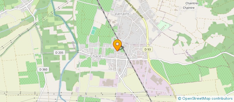 localisation de l'entreprise LES TROIS INES  BELLEVIGNE-LES-CHATEAUX