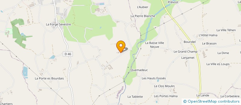 localisation de l'entreprise LES TROIS J  QUINTENIC