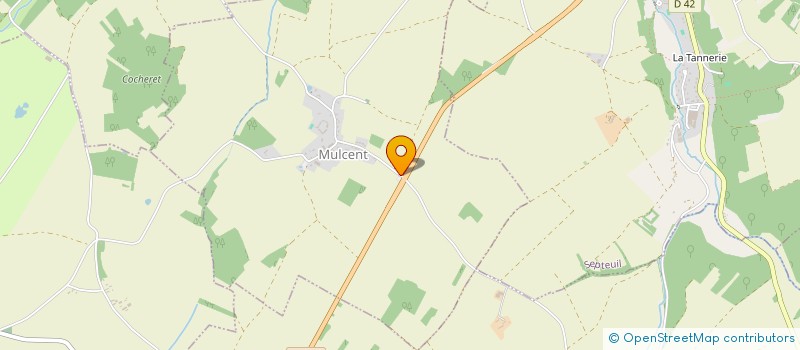 localisation de l'entreprise LES TROIS J  MULCENT