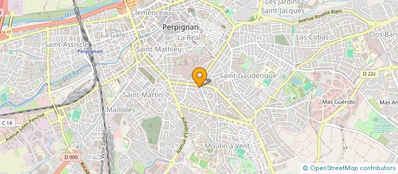localisation de l'entreprise LES TROIS J à PERPIGNAN