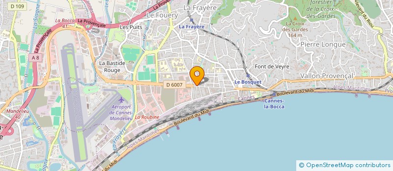 localisation de l'entreprise LES TROIS JOGGERS à CANNES