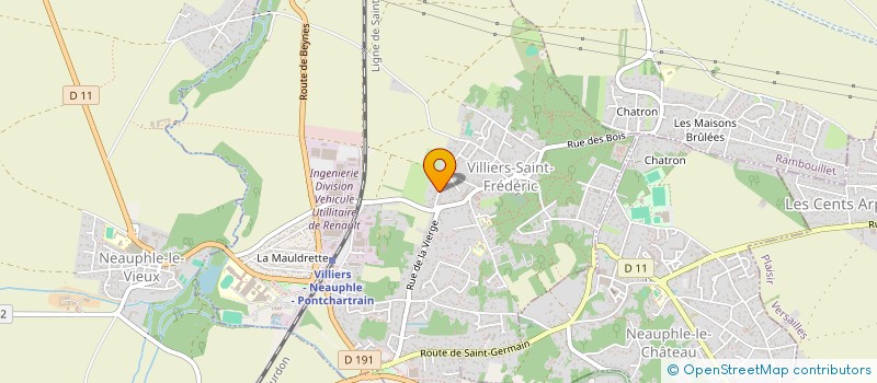 localisation de l'entreprise LES TROIS JONQUILLES DES POULGAS  VILLIERS-SAINT-FREDERIC