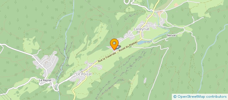 localisation de l'entreprise LES TROIS JOYAUX  LE POIZAT-LALLEYRIAT