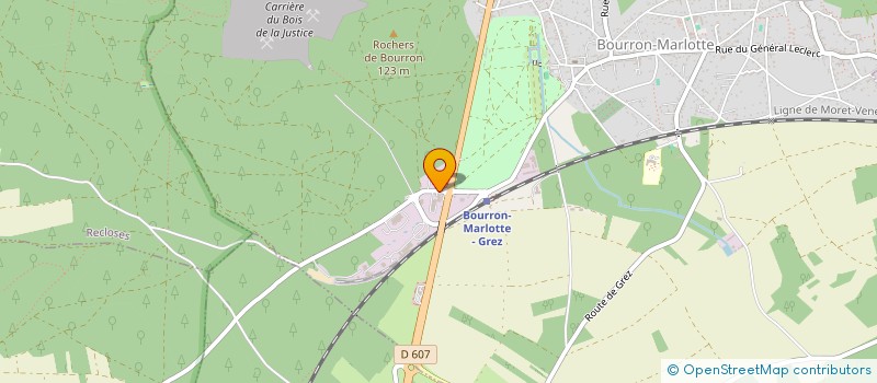 localisation de l'entreprise LES TROIS KINGS à BOURRON-MARLOTTE