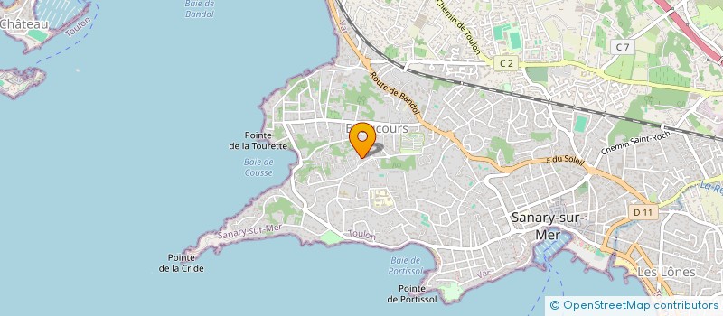 localisation de l'entreprise LES TROIS L à SANARY-SUR-MER
