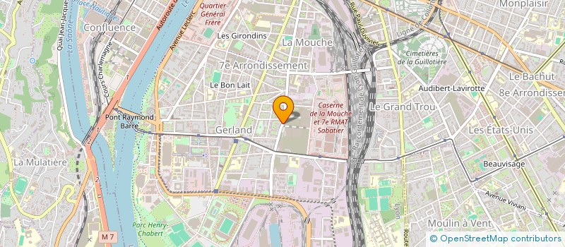 localisation de l'entreprise LES TROIS L  LYON