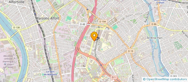 localisation de l'entreprise LES TROIS L à CRETEIL