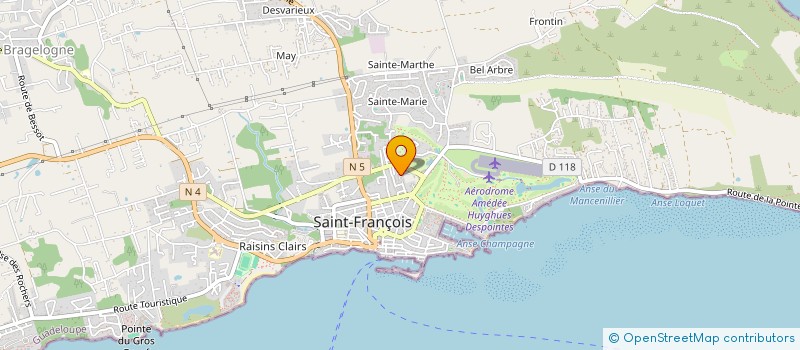 localisation de l'entreprise LES TROIS L CHABOTTE à SAINT-FRANCOIS