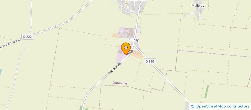 localisation de l'entreprise LES TROIS LABOUREURS  OUTARVILLE