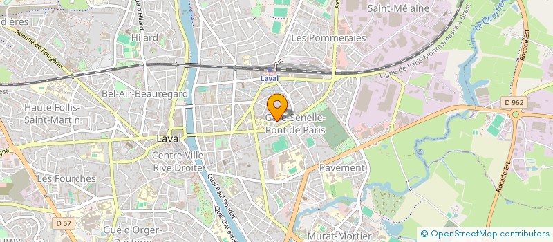 localisation de l'entreprise LES TROIS LILAS à LAVAL