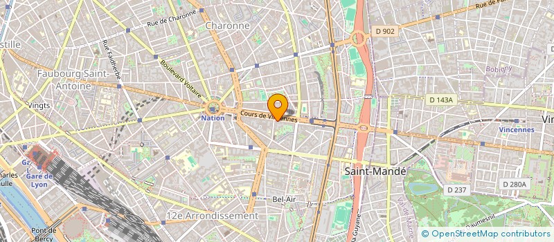 localisation de l'entreprise LES TROIS LIN  PARIS