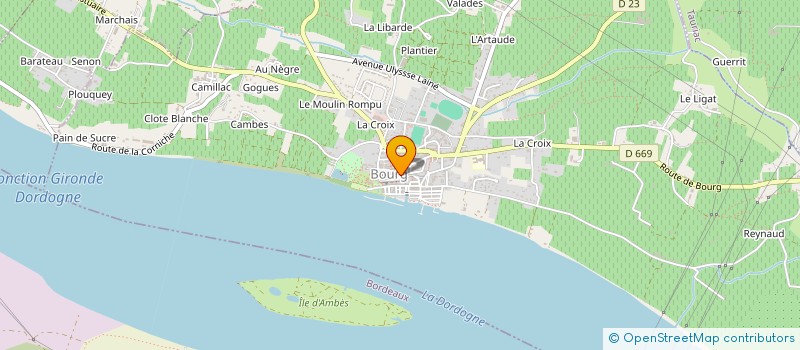 localisation de l'entreprise LES TROIS LIS  BOURG