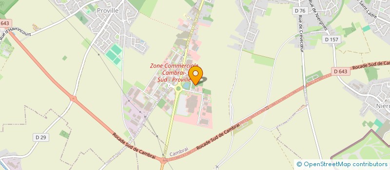 localisation de l'entreprise LES TROIS LORDS à CAMBRAI