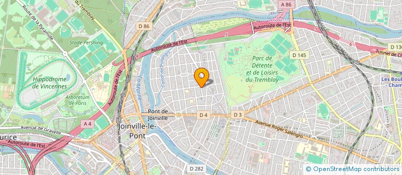 localisation de l'entreprise LES TROIS LUMIERES à JOINVILLE-LE-PONT
