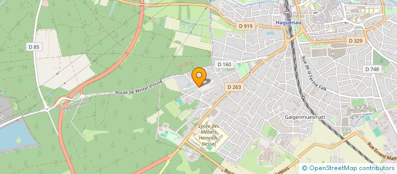 localisation de l'entreprise LES TROIS M  HAGUENAU