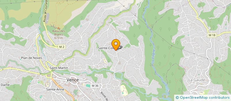 localisation de l'entreprise LES TROIS M  VENCE