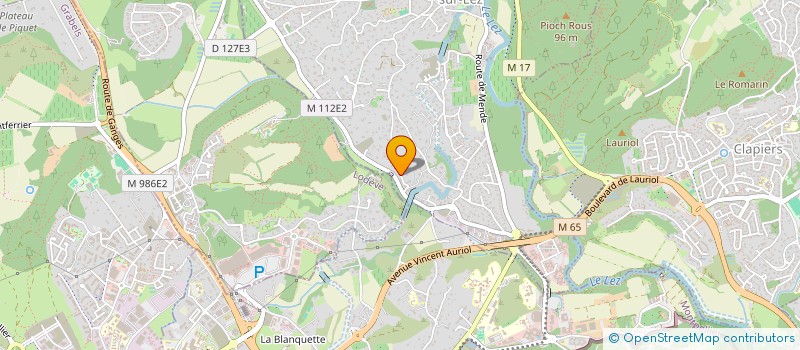 localisation de l'entreprise LES TROIS M  MONTFERRIER-SUR-LEZ