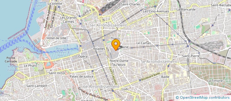 localisation de l'entreprise LES TROIS MAGES à MARSEILLE