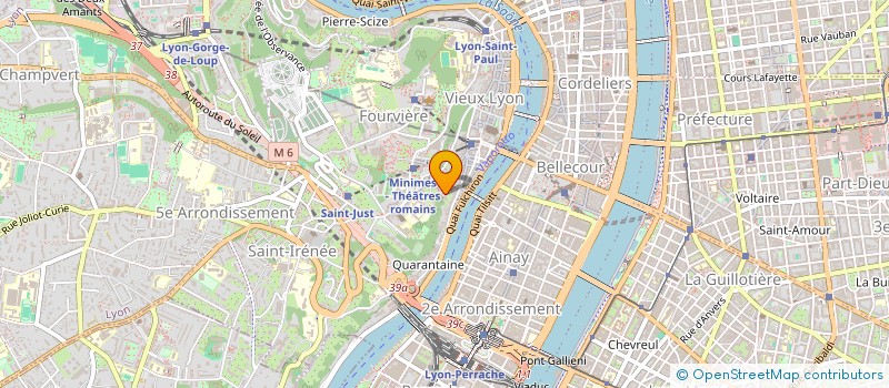 localisation de l'entreprise LES TROIS MAINS à LYON
