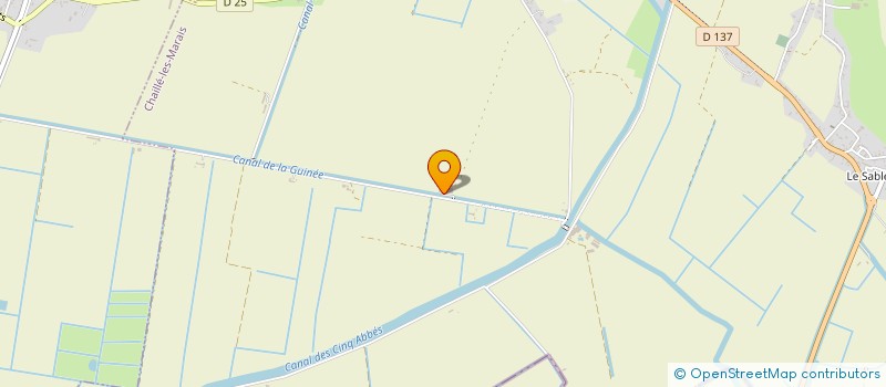 localisation de l'entreprise LES TROIS MARAIS à CHAILLE-LES-MARAIS