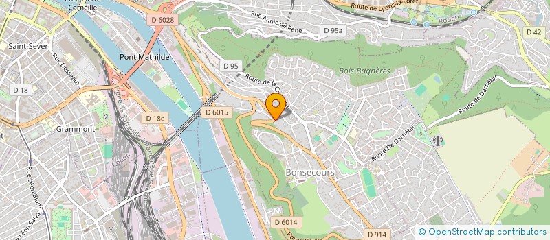 localisation de l'entreprise LES TROIS MARCHES à BONSECOURS