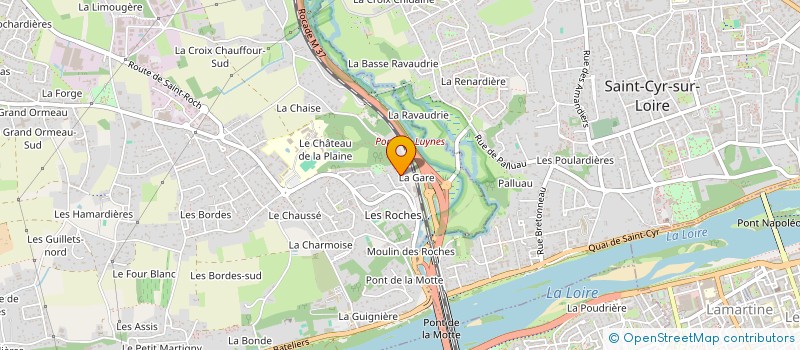 localisation de l'entreprise LES TROIS MARIES à FONDETTES