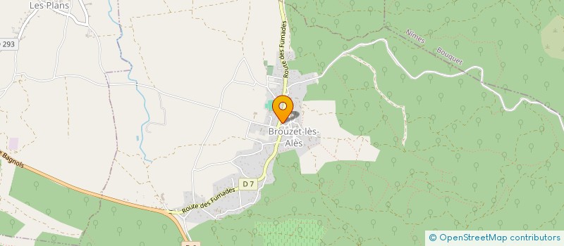 localisation de l'entreprise LES TROIS MAS  BELVEZET