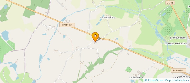 localisation de l'entreprise LES TROIS MAS  AZAY-SUR-THOUET