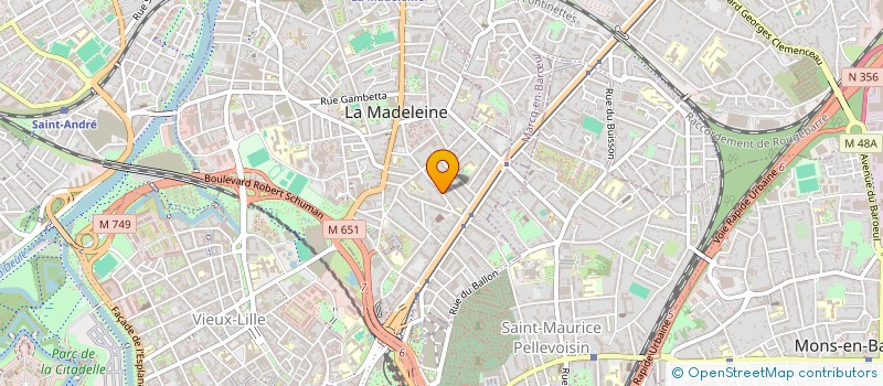 localisation de l'entreprise LES TROIS MATELOTS à LA MADELEINE