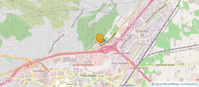 localisation de l'entreprise LES TROIS MATONS à LA GARDE