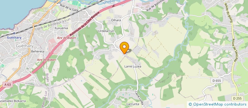 localisation de l'entreprise LES TROIS MATS à BIDART