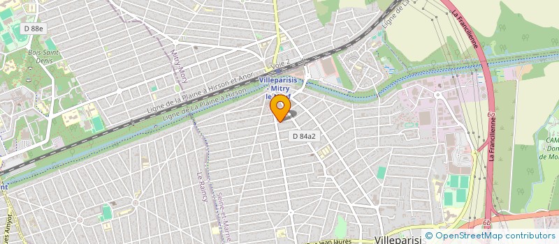 localisation de l'entreprise LES TROIS MICHEL  VILLEPARISIS