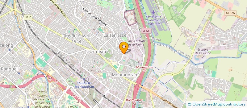localisation de l'entreprise LES TROIS MOINEAUX à TOULOUSE