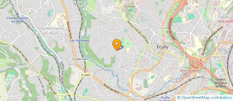 localisation de l'entreprise LES TROIS MOMES  ECULLY