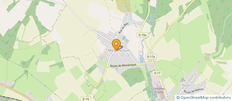 localisation de l'entreprise LES TROIS MONTS  MESSINCOURT