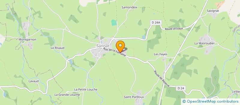 localisation de l'entreprise LES TROIS MOUETTES  SANNAT