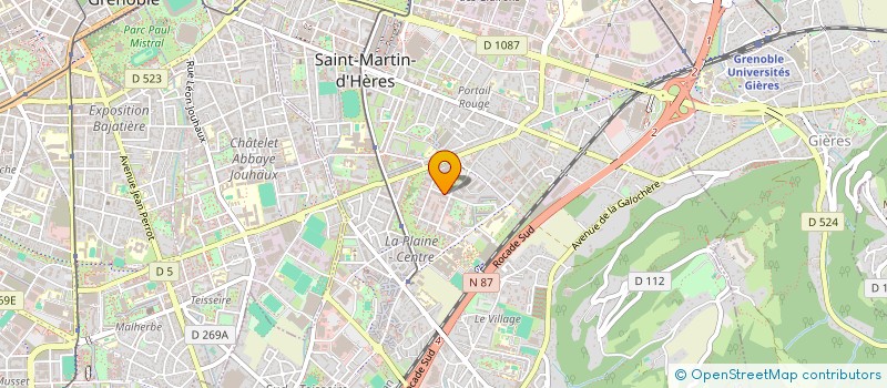 localisation de l'entreprise LES TROIS MOUFLONS  SAINT-MARTIN-D'HERES