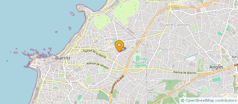 localisation de l'entreprise LES TROIS MOULINS à BIARRITZ