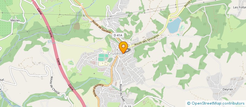 localisation de l'entreprise LES TROIS MOUSQUETAIRES  CRUSEILLES