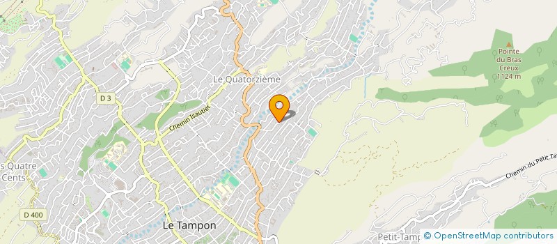 localisation de l'entreprise LES TROIS MOUSQUETAIRES  LE TAMPON