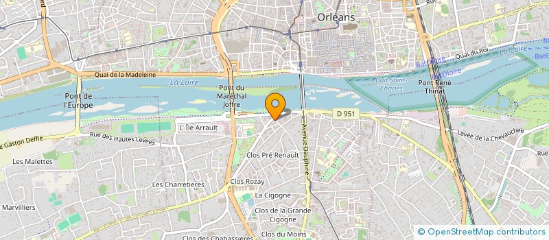 localisation de l'entreprise LES TROIS MOUSQUETAIRES  ORLEANS