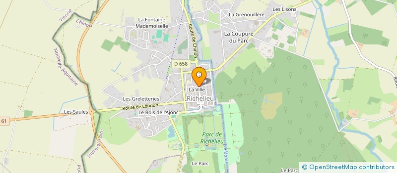 localisation de l'entreprise LES TROIS MOUSQUETAIRES  RICHELIEU