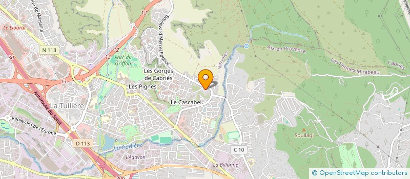 localisation de l'entreprise LES TROIS MUSES à VITROLLES