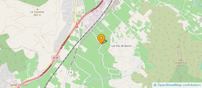 localisation de l'entreprise LES TROIS OLIVIERS DE LA NAVARRE  CUERS