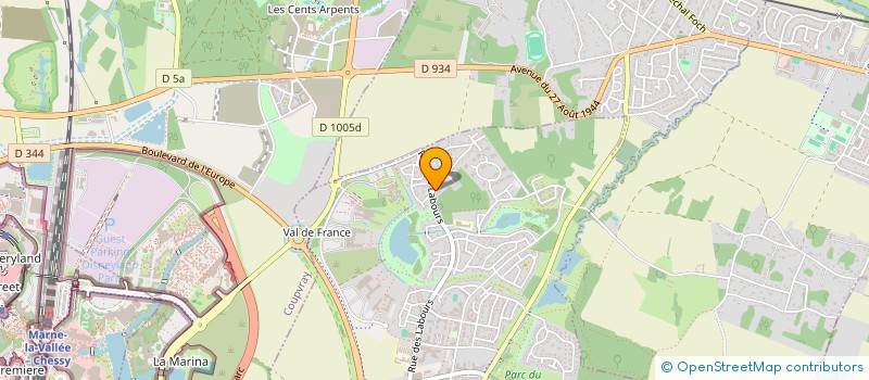 localisation de l'entreprise LES TROIS ORMES  MAGNY-LE-HONGRE